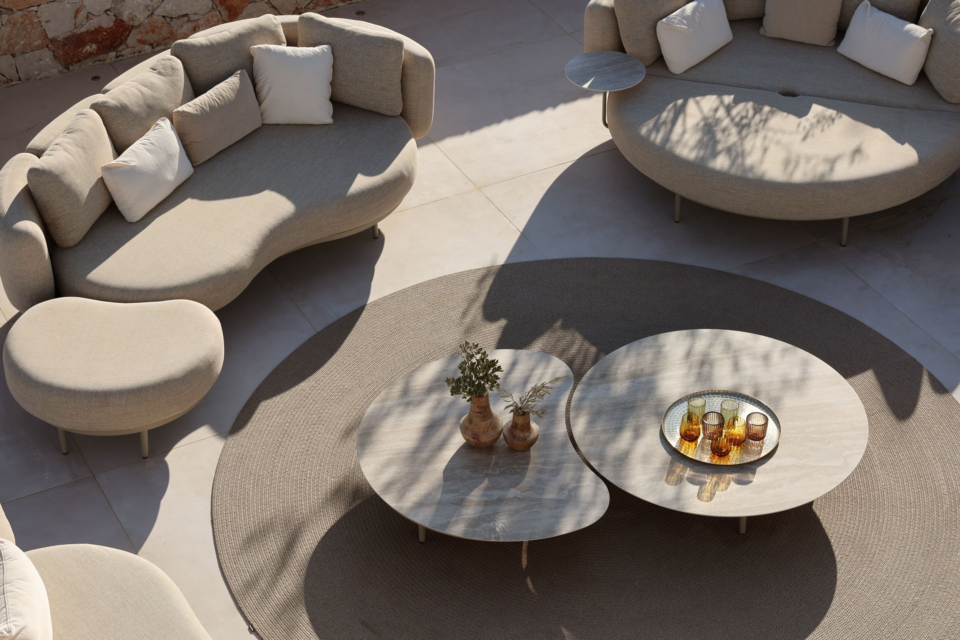 Ткань круглая Садовая кровать Royal Botania Organix Lounge ARCH-00138405 - Вид №3