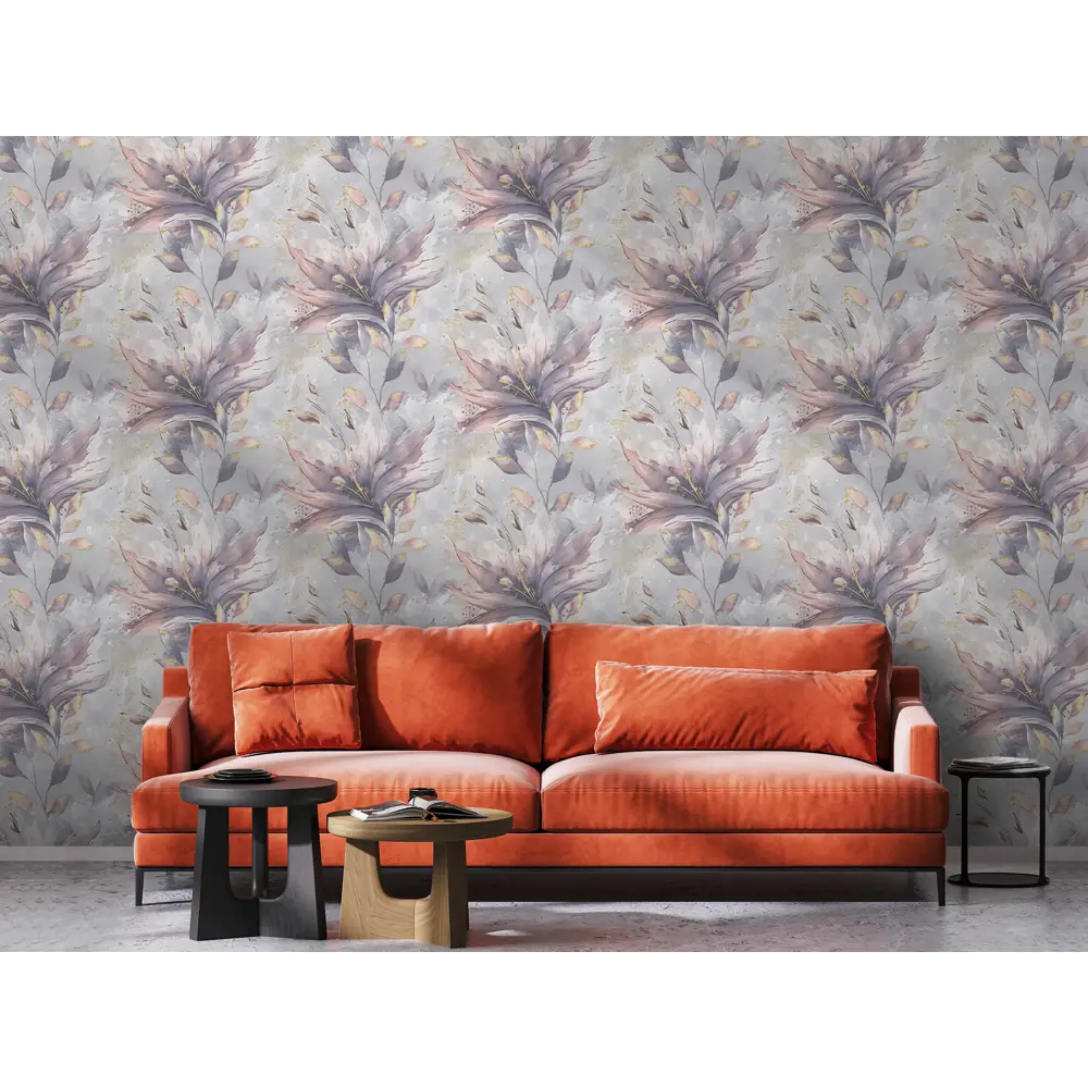 Victoria Stenova Lilian - флизелиновые обои темно-серого оттенка 89346021 STLM-1411807 - Вид №3