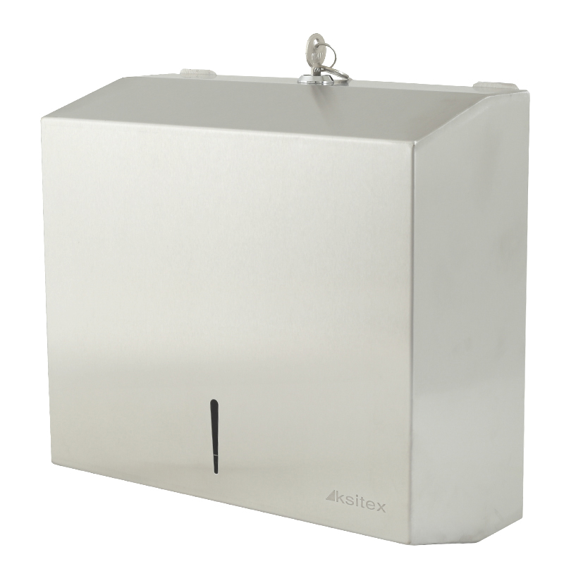 304009031 Диспенсер листовых полотенец TН-5823 SS KSITEX 