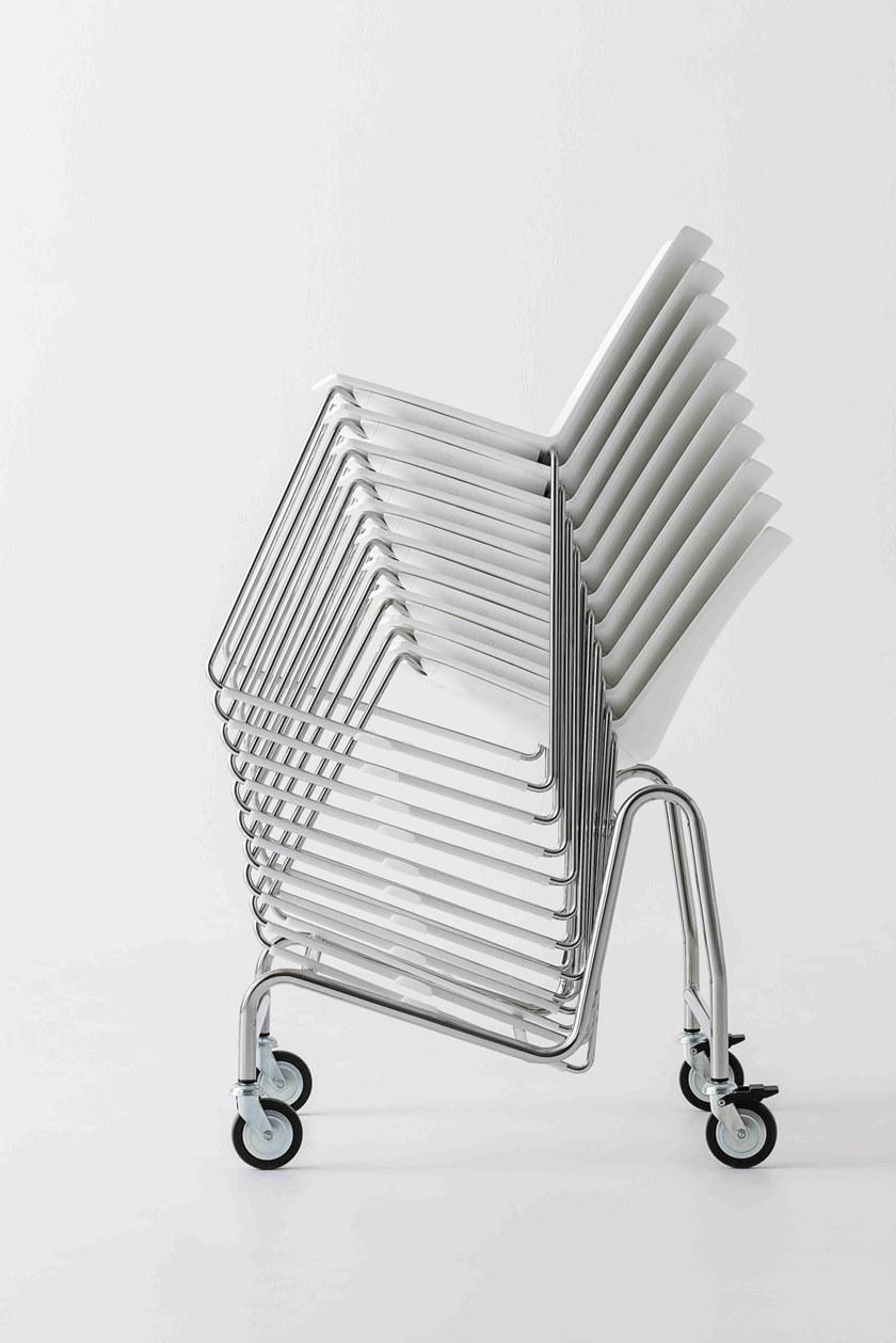 GABER Штабелируемый стул на салазках из технополимера Jubel sun-id-1398916 - Вид №11