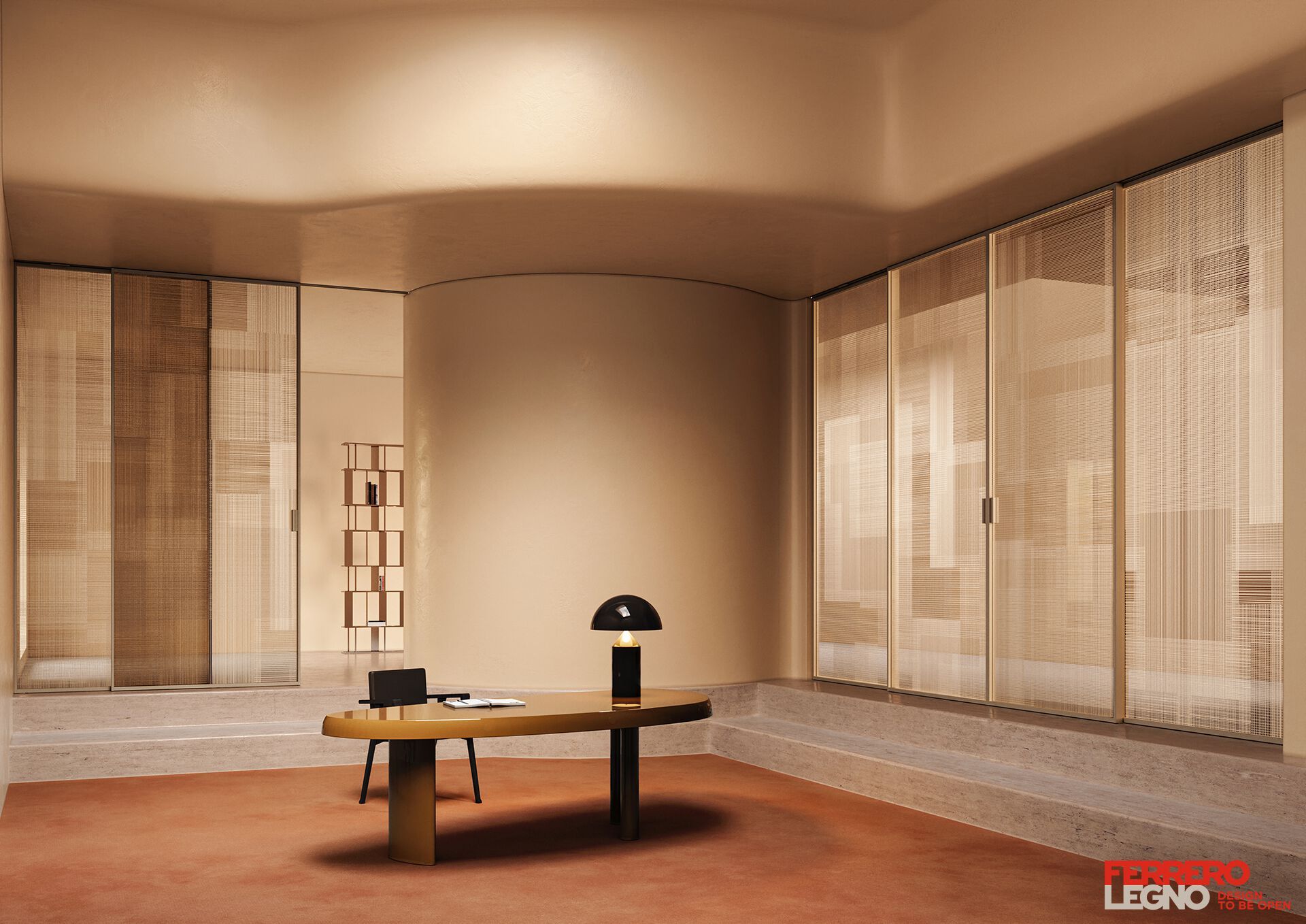 Дверь из закаленного стекла FERREROLEGNO декорации ARCH-00095112 - Вид №2