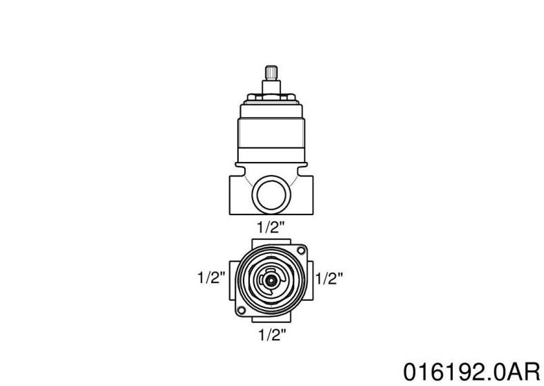 Bronces Mestre Переключатель на 2 стороны для душа Shower system 016192.0ar.99 - Вид №1