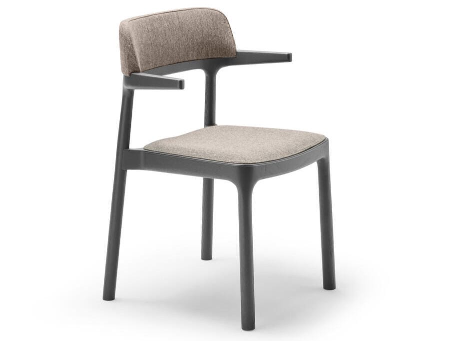 Деревянный штабелируемый стул с мягким сиденьем ALKI ORRIA ARCH-00091551 - Вид №10