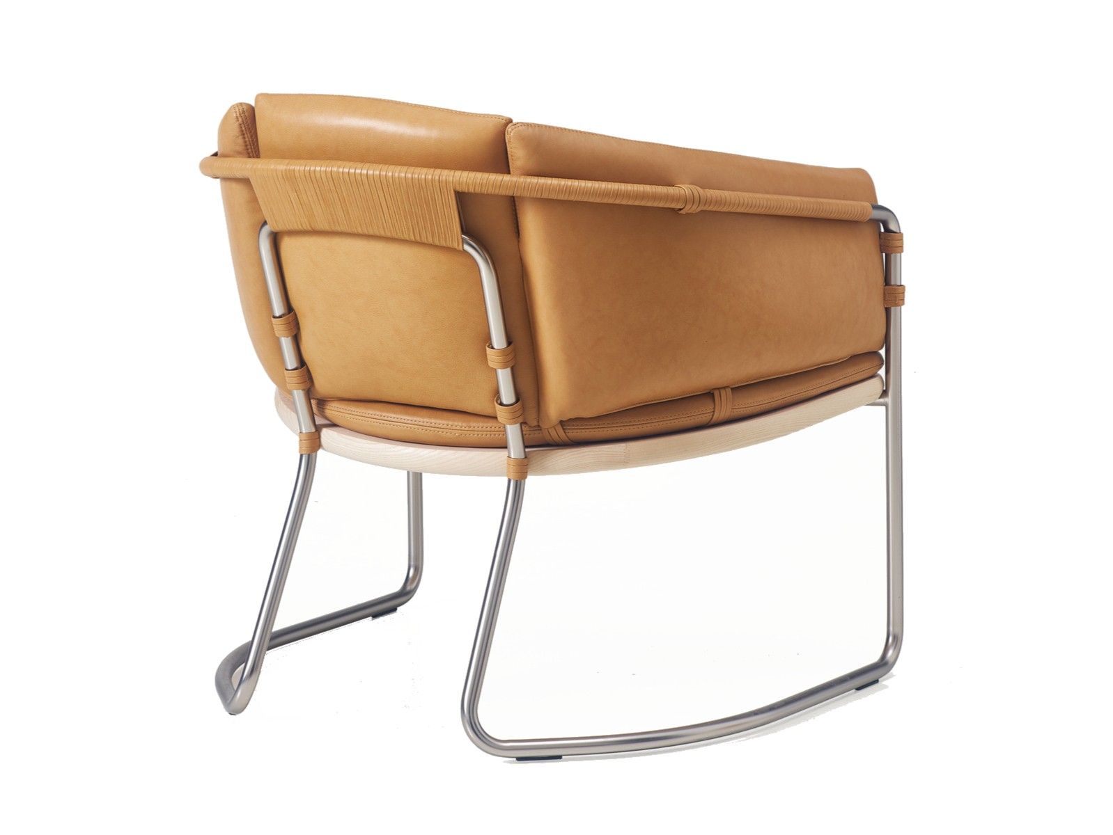 Мягкое кожаное кресло с подлокотниками BassamFellows ARCH-00068952 - Вид №9