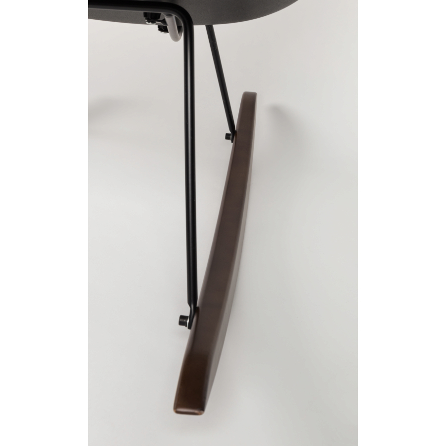 Лаунж кресло-качалка Rocky темное White Label Living 3100053 - Вид №10