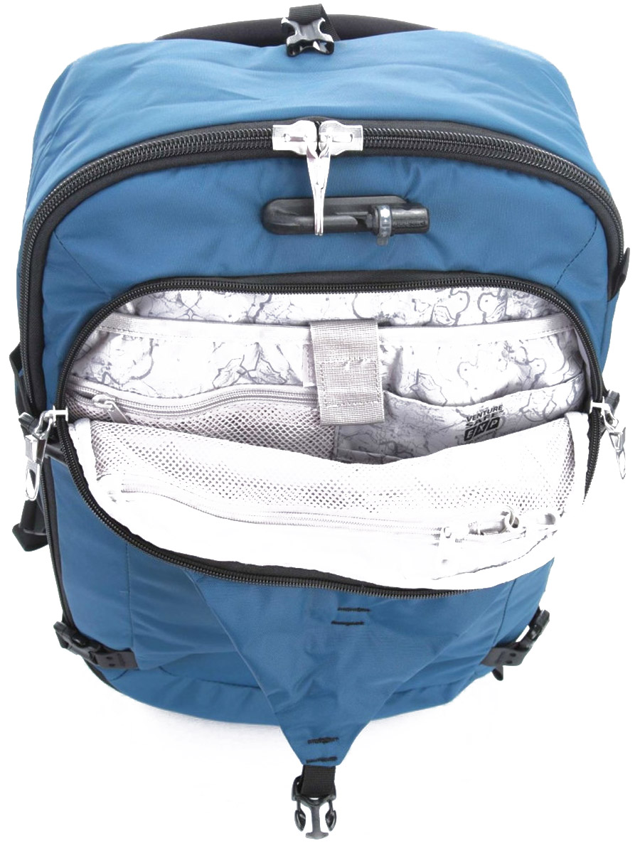 40110641 Рюкзак EXP45 ECONYL Anti-Theft Carry-On Travel Pack PacSafe Venturesafe  - Вид №7