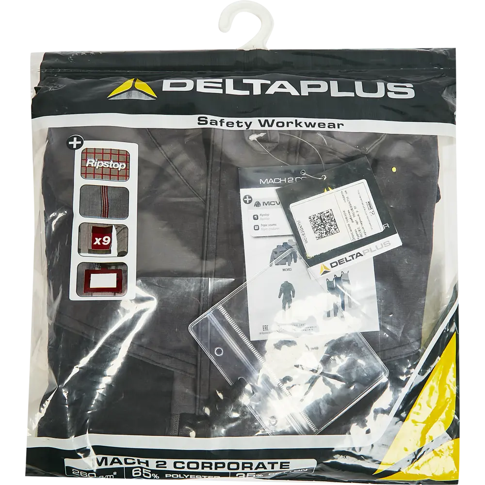 Куртка рабочая Delta Plus MACH2 Corporate цвет темно-серый размер M рост 164-172 см 88146188 STLM-2190821 - Вид №7