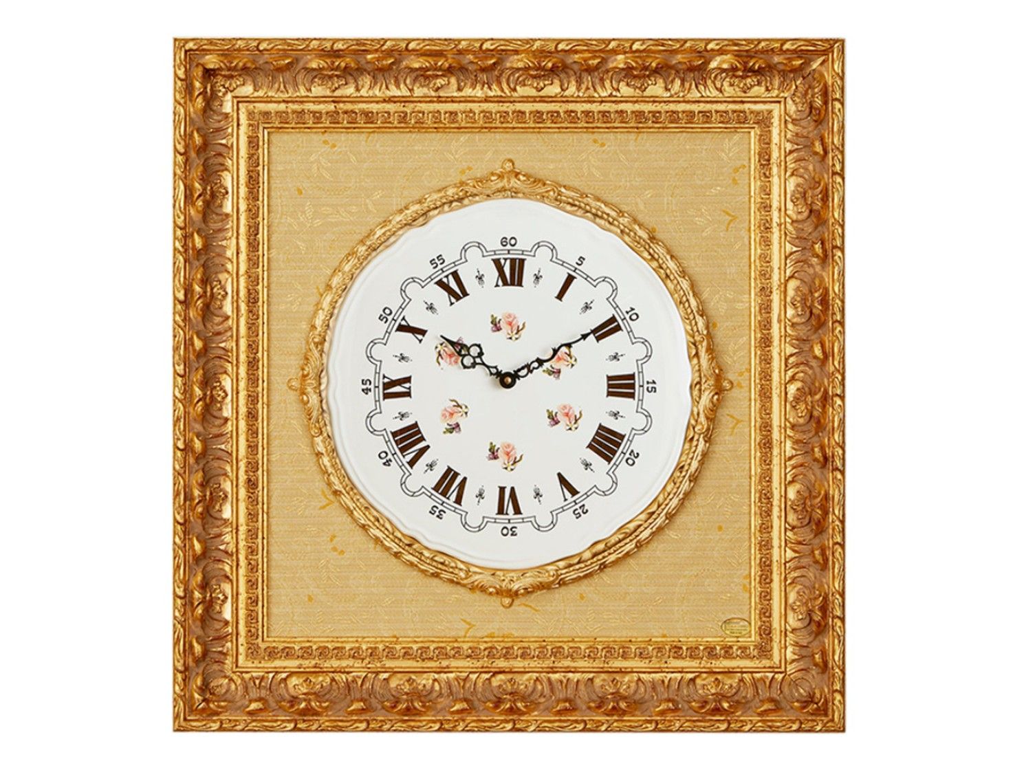 Украшенные фарфоровые часы Italia Cornici SME ORO ARCH-00064644
