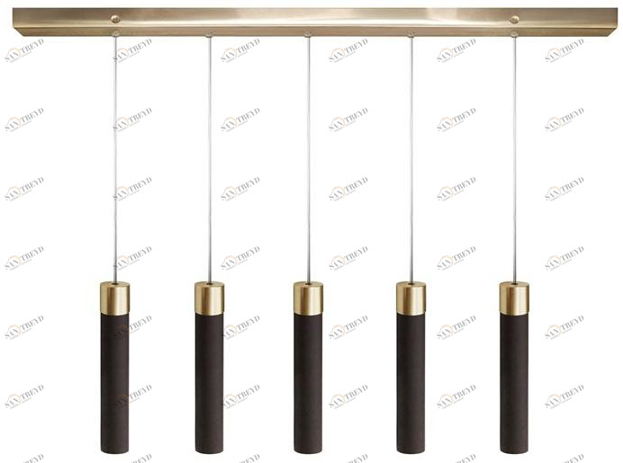 Abrissi Подвесной светильник ручной работы из кожи Forte 11225 Forté