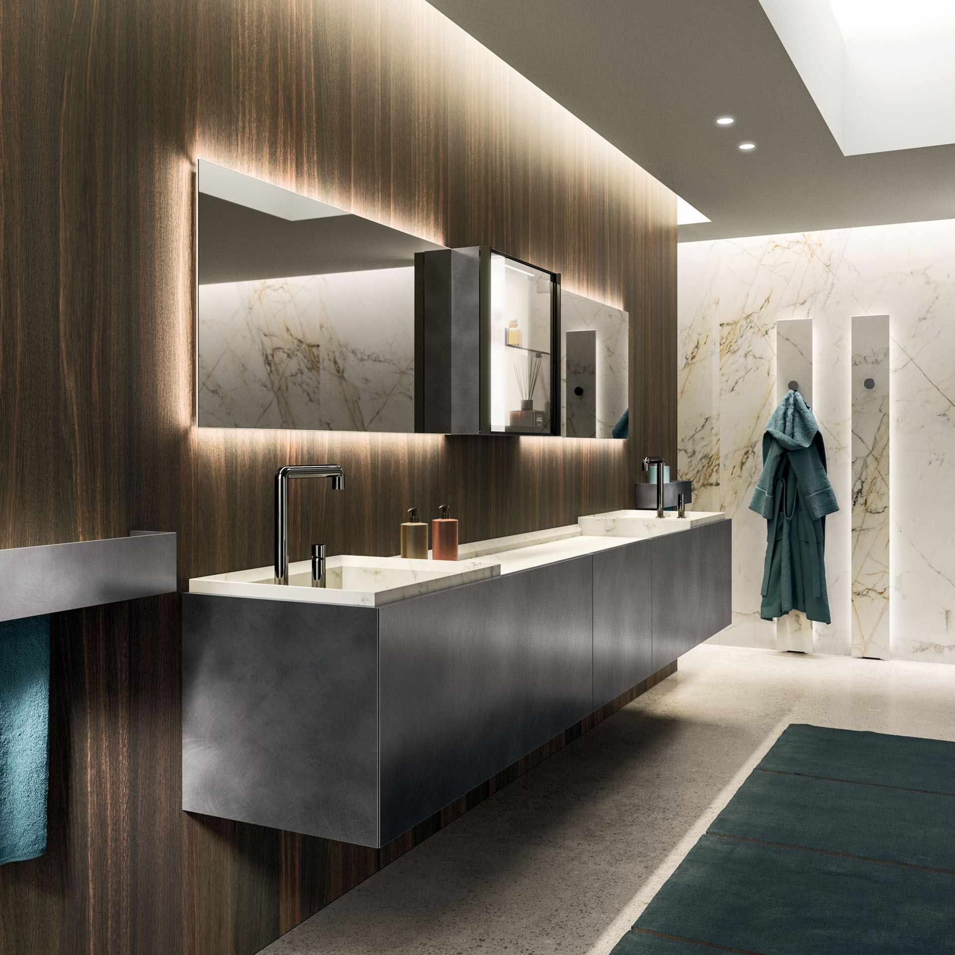 Двойной подвесной умывальник Arrital Must ARCH-00105621 - Вид №1