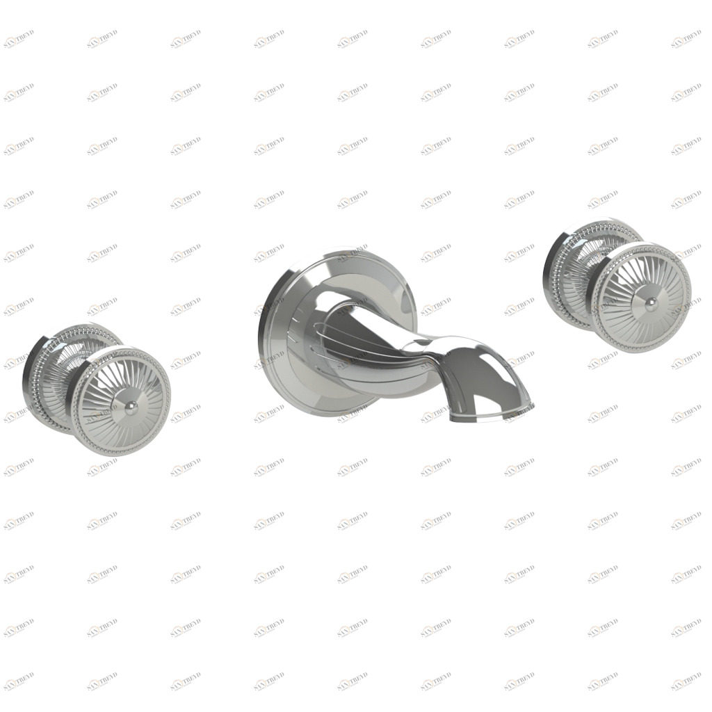 C40-1303 C40-1303 Настенный комплект для раковины на 3 отверстия БОНРОШ Cristal & Bronze BONROCHE