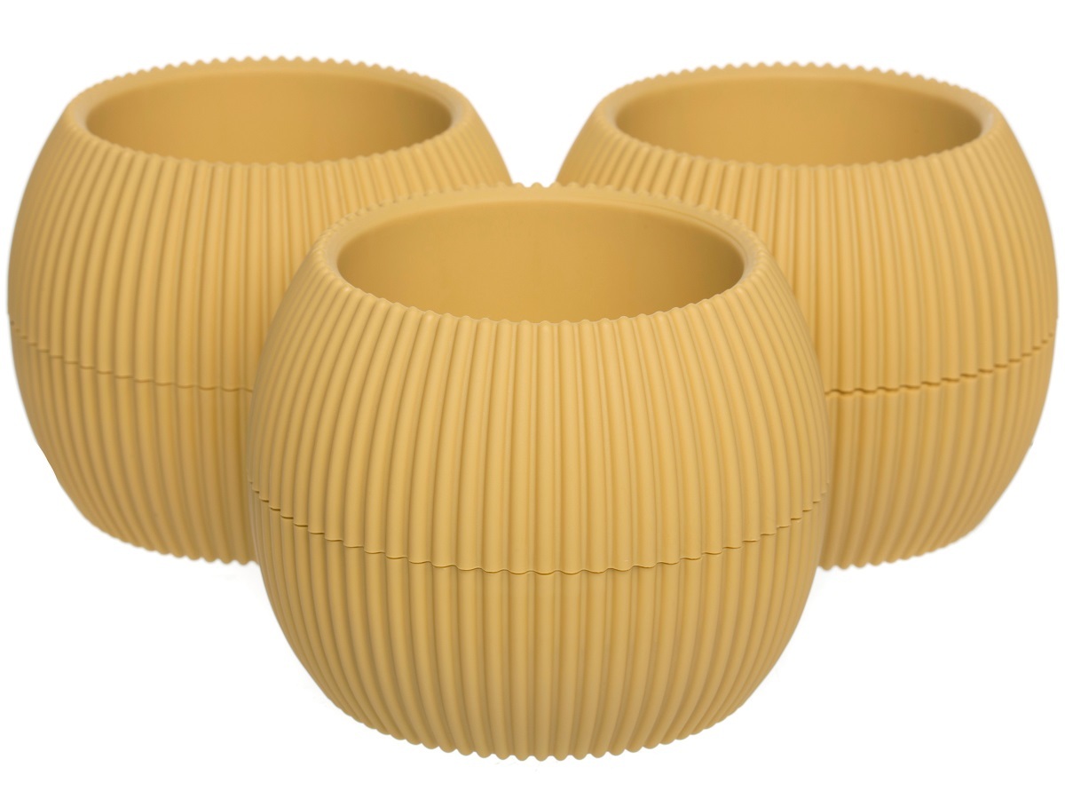 Горшок для цветов Lago 0.35L Yellow NAVAKO 16056 - Вид №3