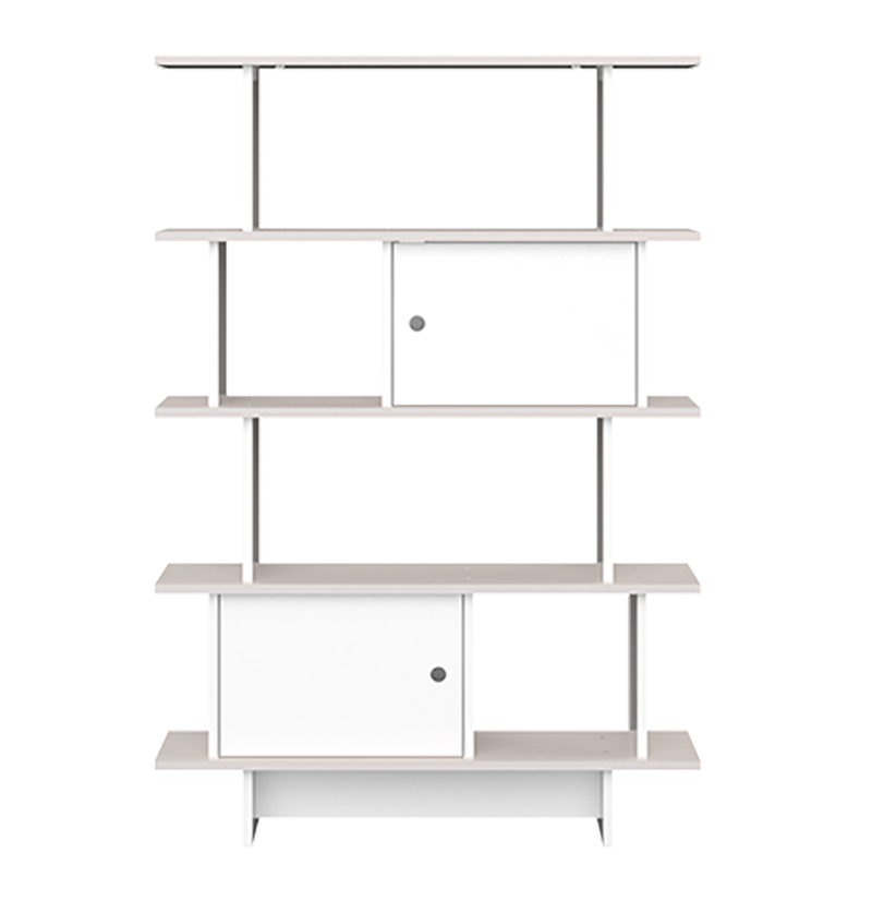 Стеллаж открытый с двумя дверцами 102 см Line M1 белый ELLIPSE ELLIPSE LINE 257706 Белый Santreyd  - Вид №1