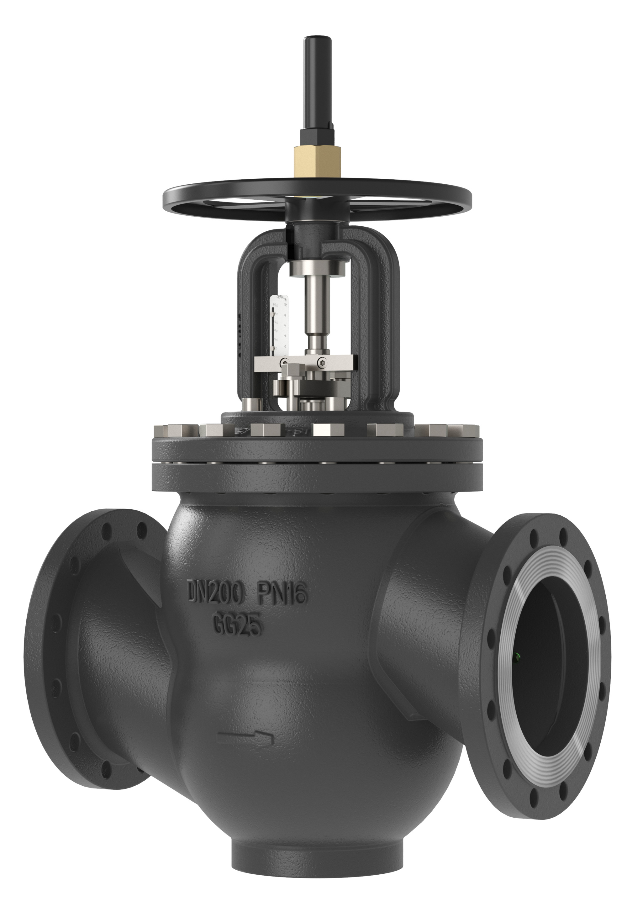 Danfoss Ручной балансировочный клапан MNF с фланцевым присоединением MNF клапан балансир DN 150 PN 25 003Z1175  - Вид №35