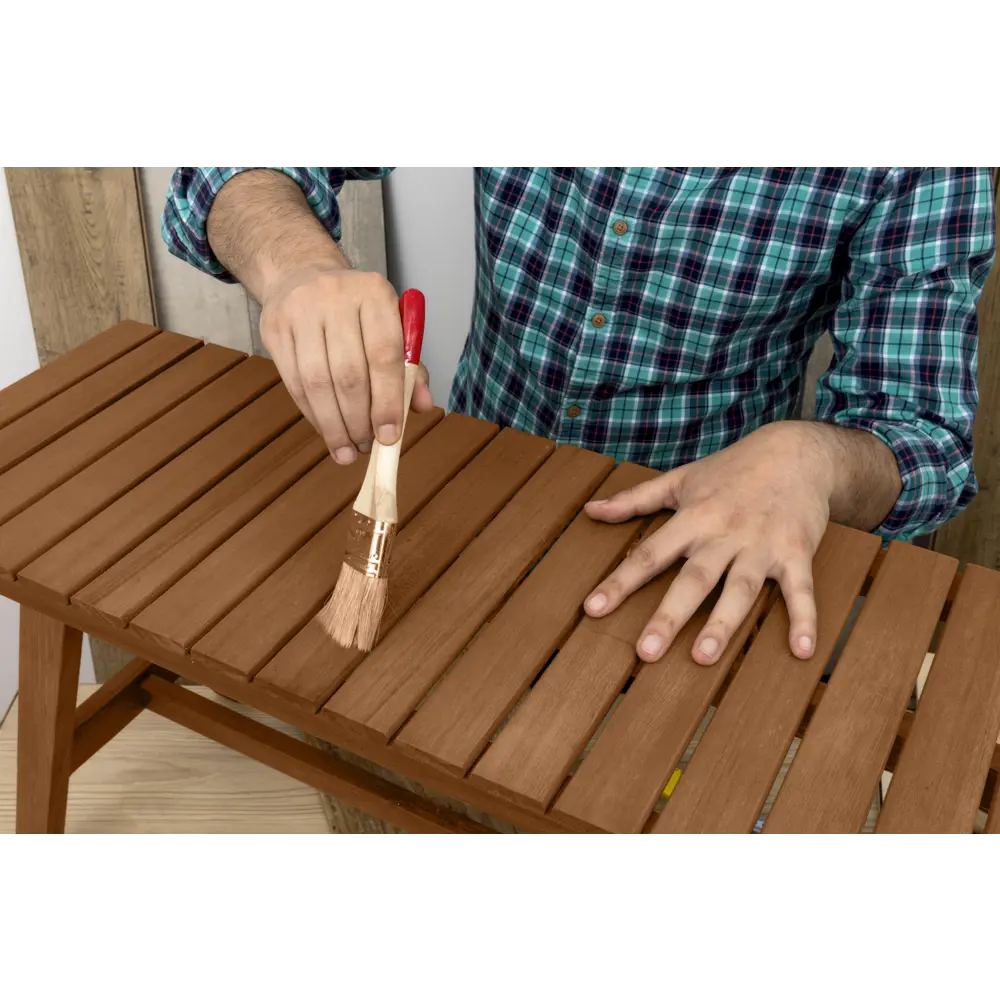 Масло для дерева «Орех» ЗДОРОВЫЙ ДОМ — защита и уход за натуральной древесиной 82336807 STLM-0024839 - Вид №4