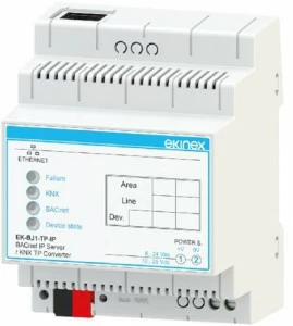 EKINEX Шлюз bacnet ms / tp server - knx