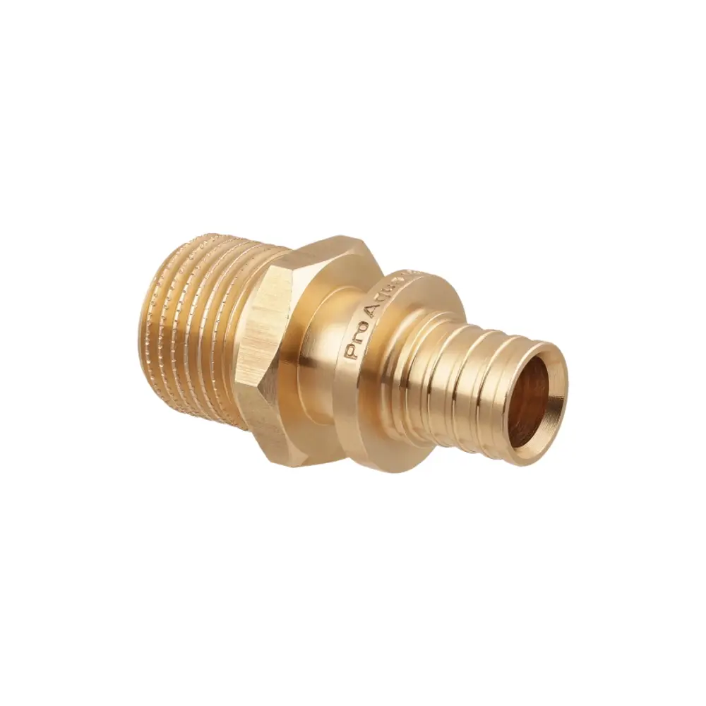Муфта Pro Aqua 3/4"x32 мм наружная резьба латунь AX1703234 87274172 STLM-2026410 