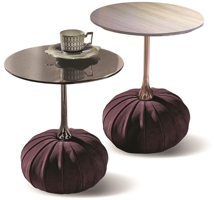 Longhi Круглый журнальный столик из мрамора Loveluxe 2014 – royal collection Y 718 - Вид №4