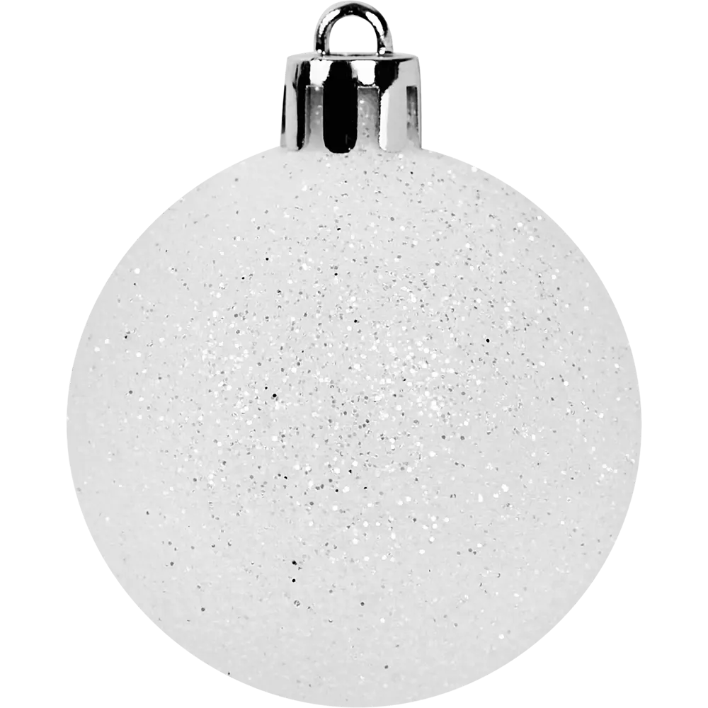 87036340 Набор новогодних шаров Christmas ø5-6 см цвет белый 25 шт. STLM-0956985 Santreyd  - Вид №26