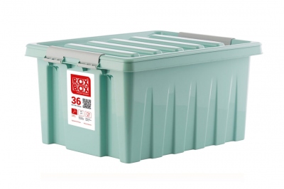 Контейнер с крышкой и клипсами Rox Box 36 (зеленый)