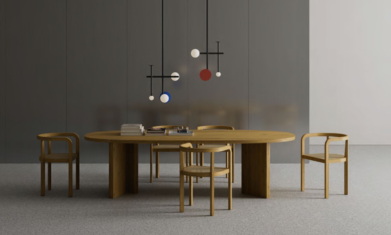 Овальный дубовый обеденный стол e15 Kaname ARCH-00038251 - Вид №3