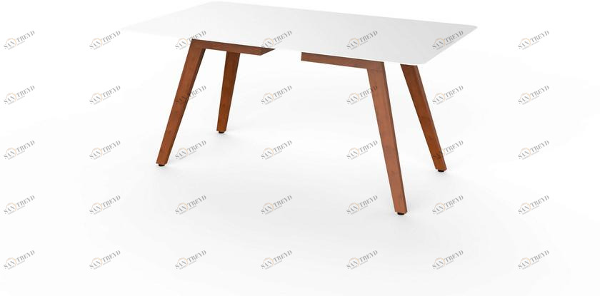 VITEO Прямоугольный стол из Corian® и дерева Slim wood sun-id-1376400