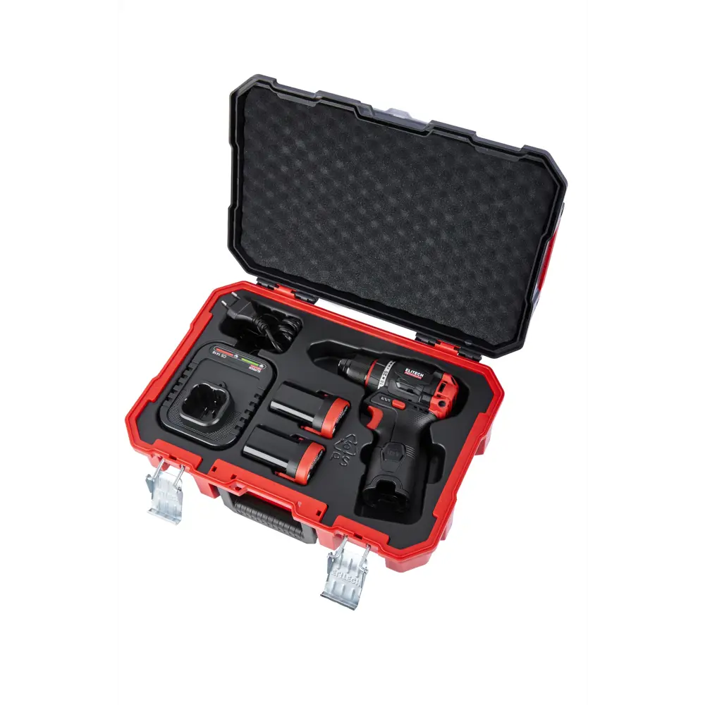 Аккумуляторная дрель-шуруповерт ELITECH HD CD 16L2 с двумя скоростями 89375681 STLM-1434635 - Вид №1