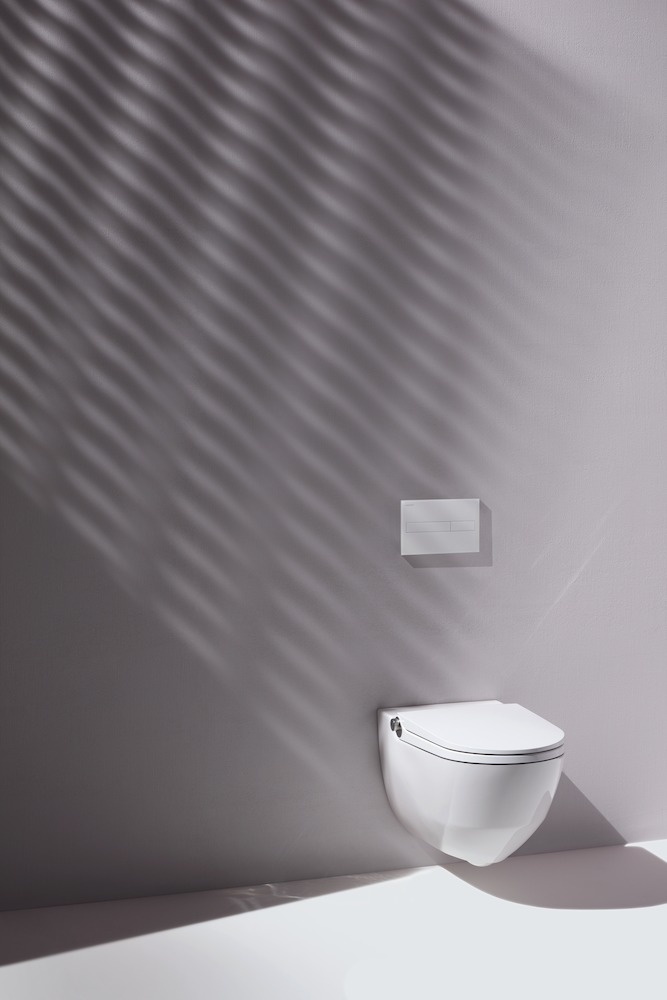 H8206917570001 Подвесной безободковый унитаз-биде с пультом дистанционного управления, с сиденьем и крышкой LAUFEN PRO - Вид №37