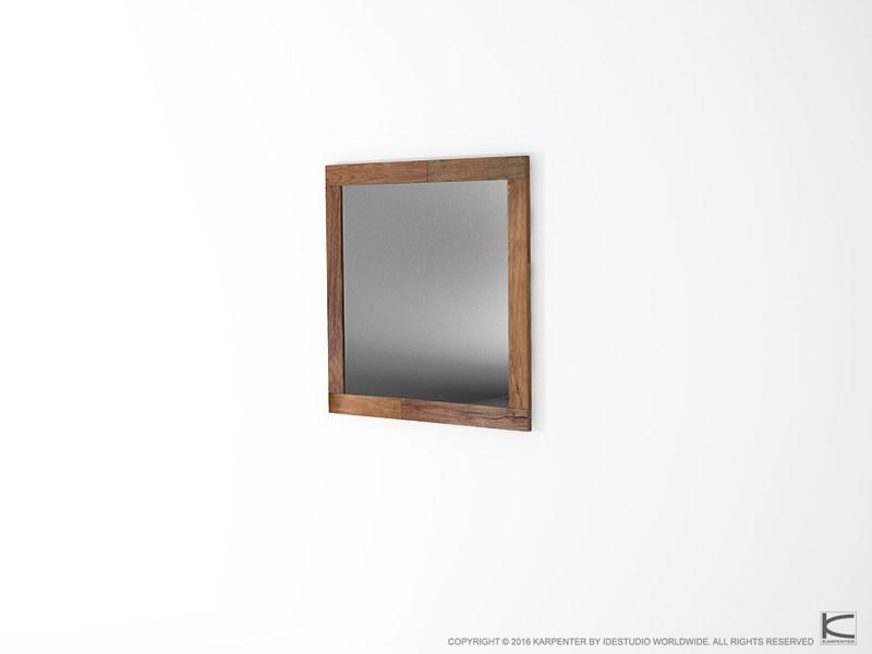 KARPENTER Квадратное настенное зеркало в раме Organik Or32-tmh - Вид №1