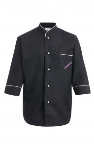 69100 Куртка поварская "Люкс-Лайт" черная  Повар  размер 44-46/170-176