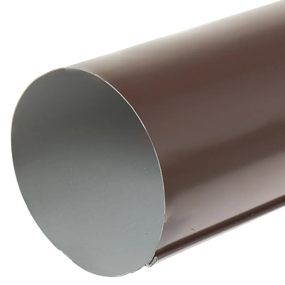 81931341 Труба водосточная 3000x90 мм цвет коричневый STLM-1019270 ИНТЕРПРОФИЛЬ  - Вид №1