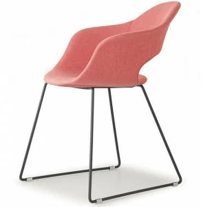 SCAB DESIGN Тканевый стул на санках с подлокотниками Lady b