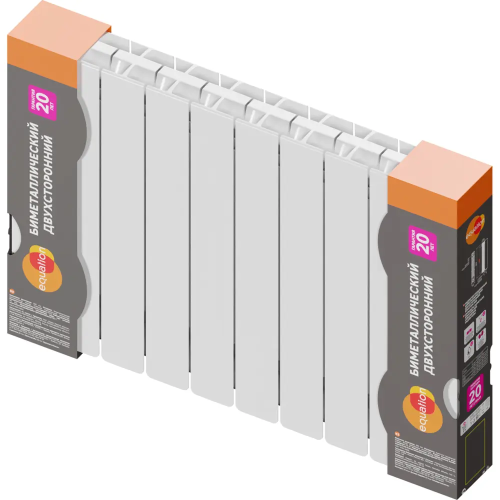 EQUATION Биметаллический радиатор двухсторонний для панорамных окон 89106830 STLM-0078433 - Вид №4