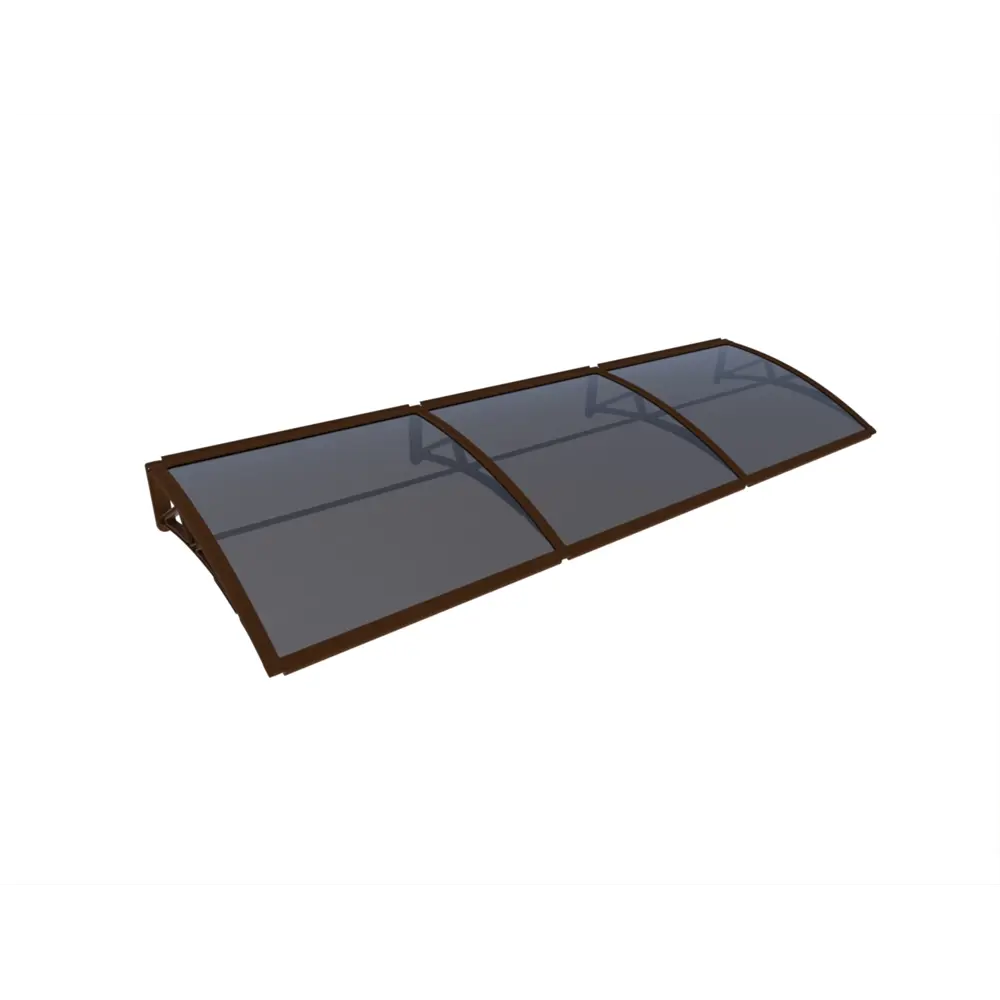 Козырек усиленный тройной коричневый монолитный 89320945 STLM-2133153 Santreyd 