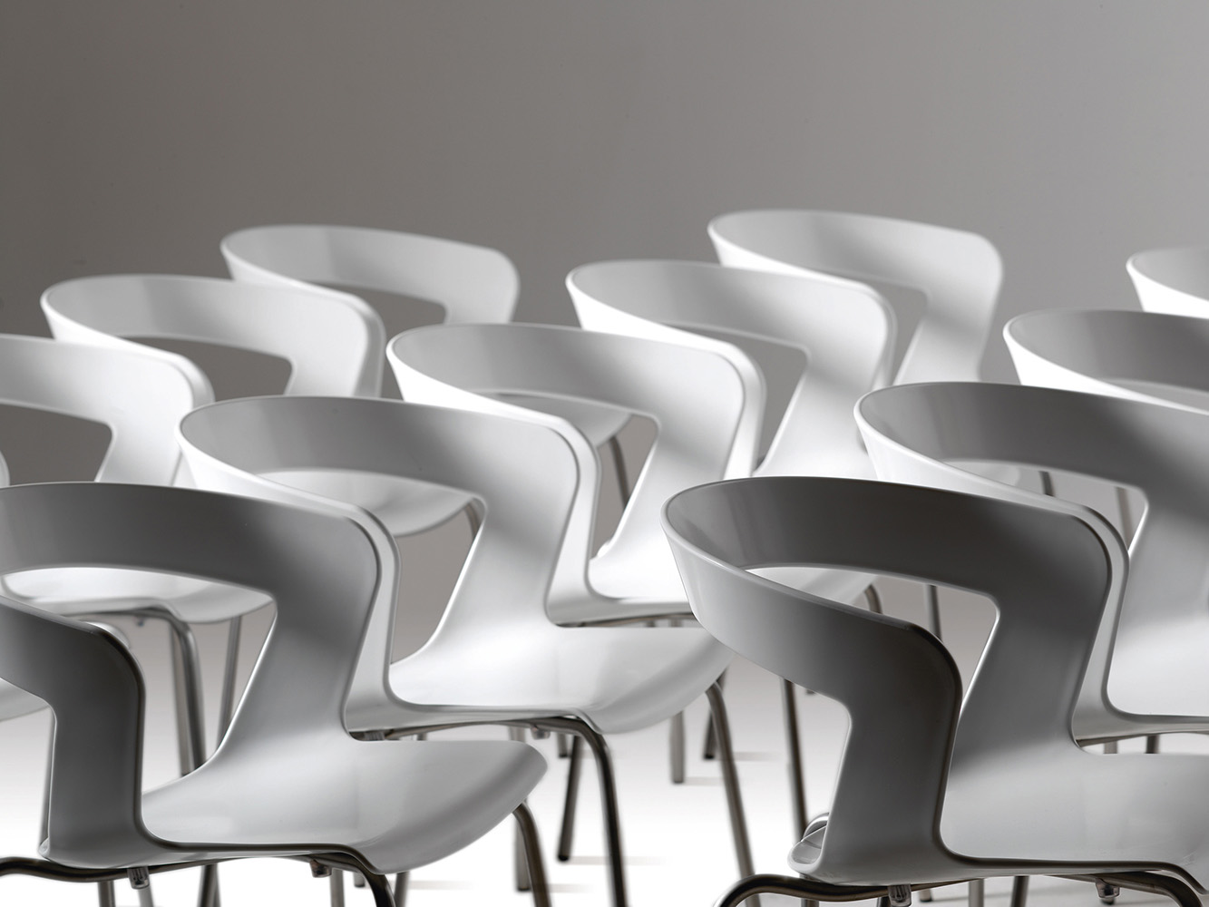 Ibis 002 Кресло со стальным каркасом на 4 ножках и корпусом из технополимера. Et al. Ibis - Вид №2