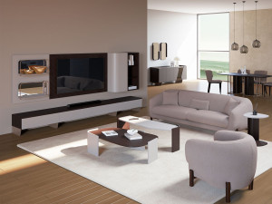 3-местный тканевый диван