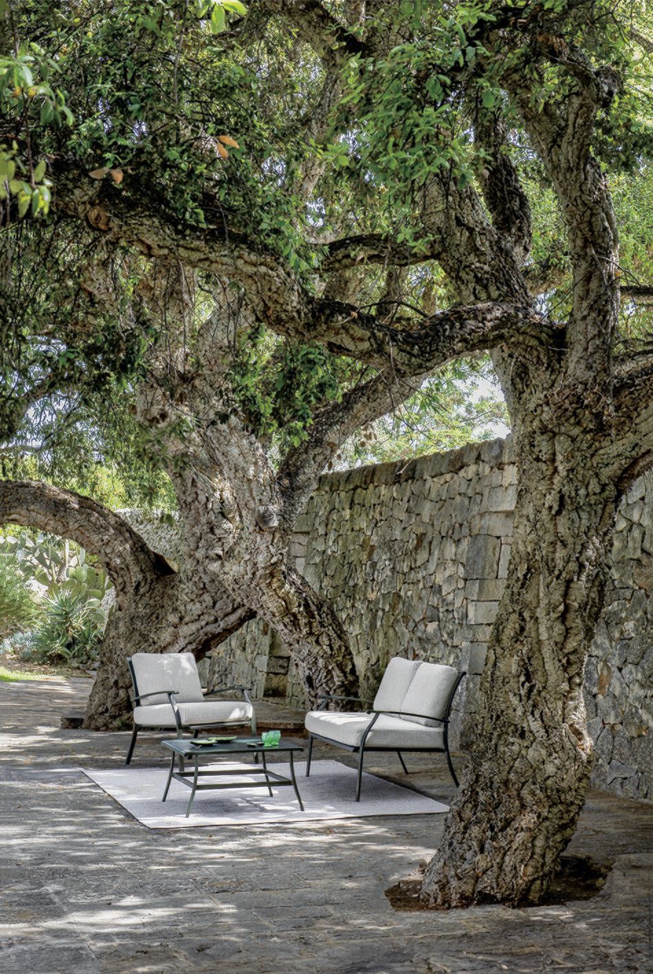 Штабелируемый садовый стул из оцинкованной стали Ethimo эликсир ARCH-00092339 - Вид №1