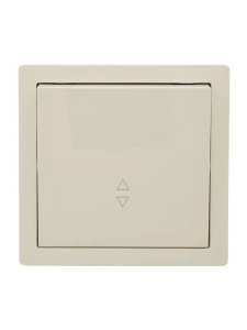 LETO Выключатель проходной крем