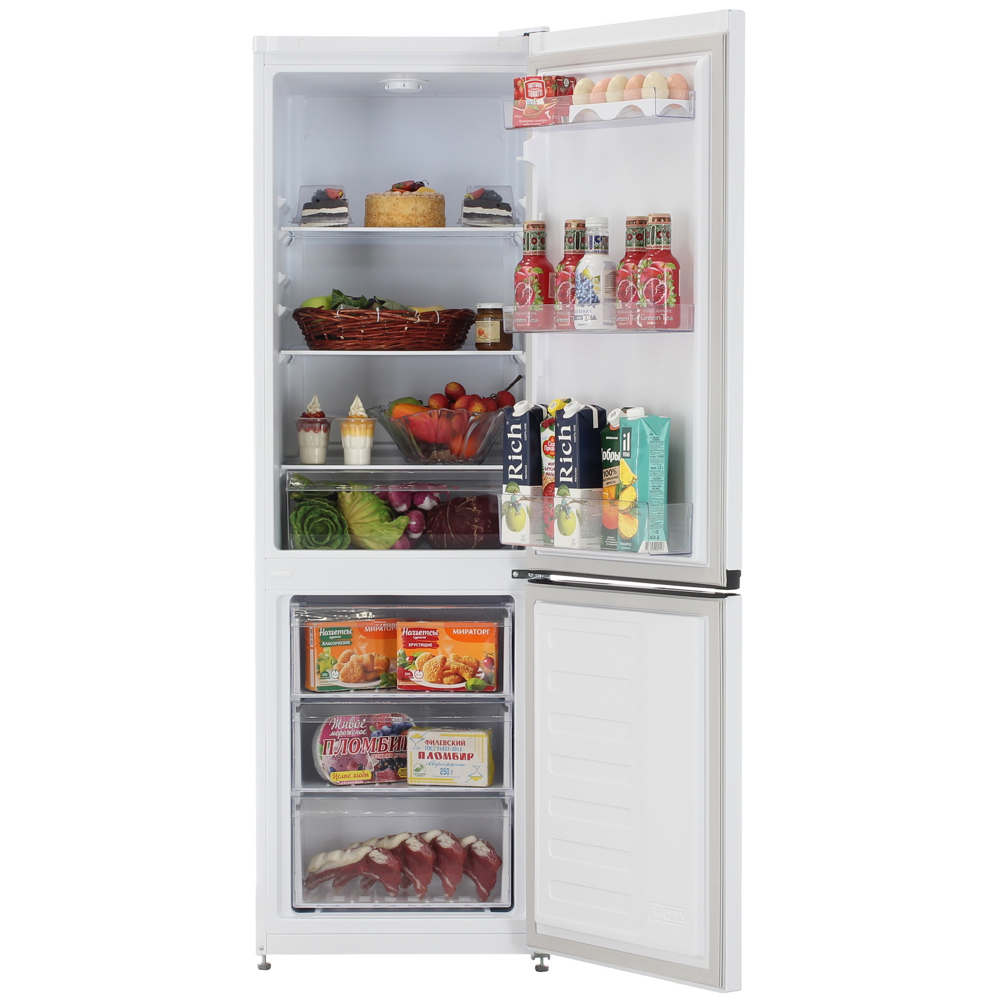 9261649 Холодильник с морозильником   BEKO B1RCSK272W белый STDN-0123345 - Вид №5