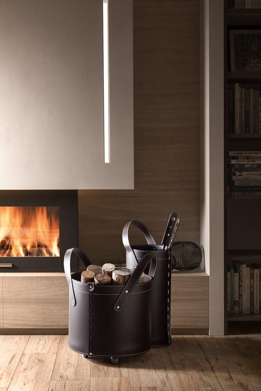 LIMAC design FIRESTYLE Подставка для дров / набор инструментов для камина из регенерированной кожи sun-id-1467877 - Вид №1