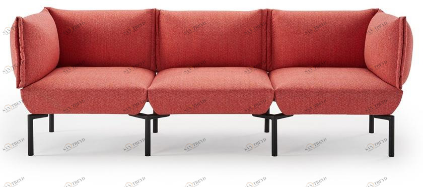 Sancal 3-х местный тканевый диван Click sun-id-1499825