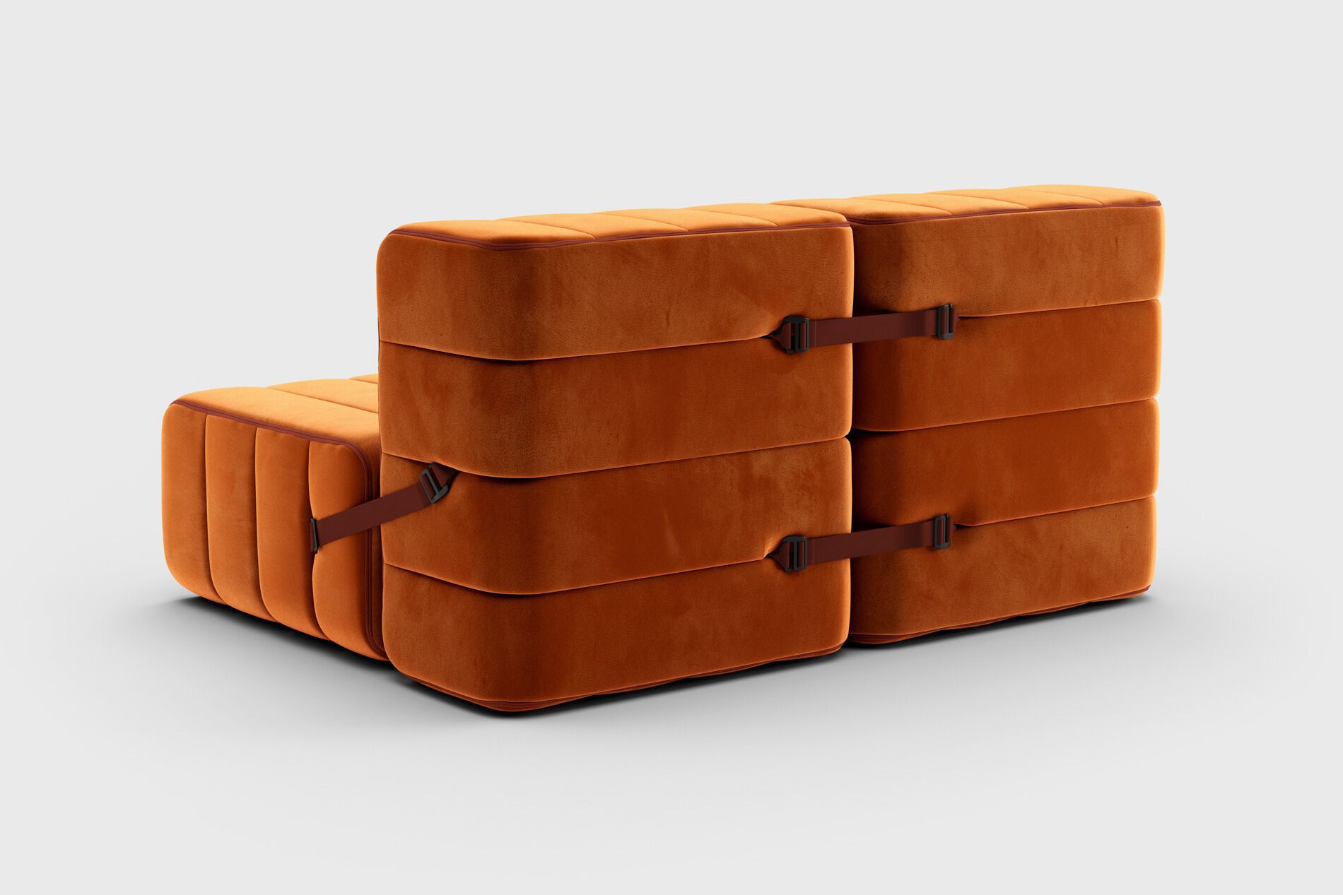 2-местный модульный тканевый диван AMBIVALENZ Curt ARCH-00047021 - Вид №8