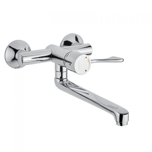 900.35-140 Idral Термостатический смеситель для раковины и раковины с прогрессивной регулировкой серии 900 с клиническим рычагом и поворотным изливом 140 мм 
