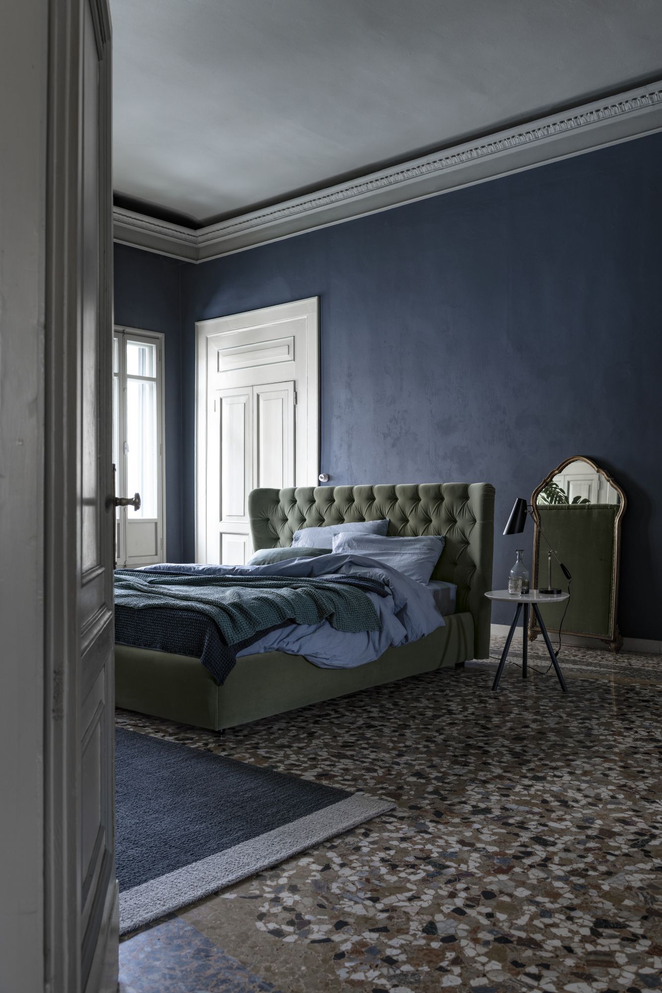 Двуспальная кровать с капитонным изголовьем Bolzan Selene ARCH-00121341 - Вид №2