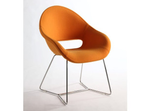 Сани кресло с подлокотниками