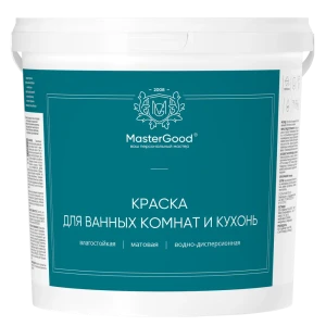 Краска для кухонь и ванных комнат Mastergood цвет белый 7 кг 86484662 STLM-2136306