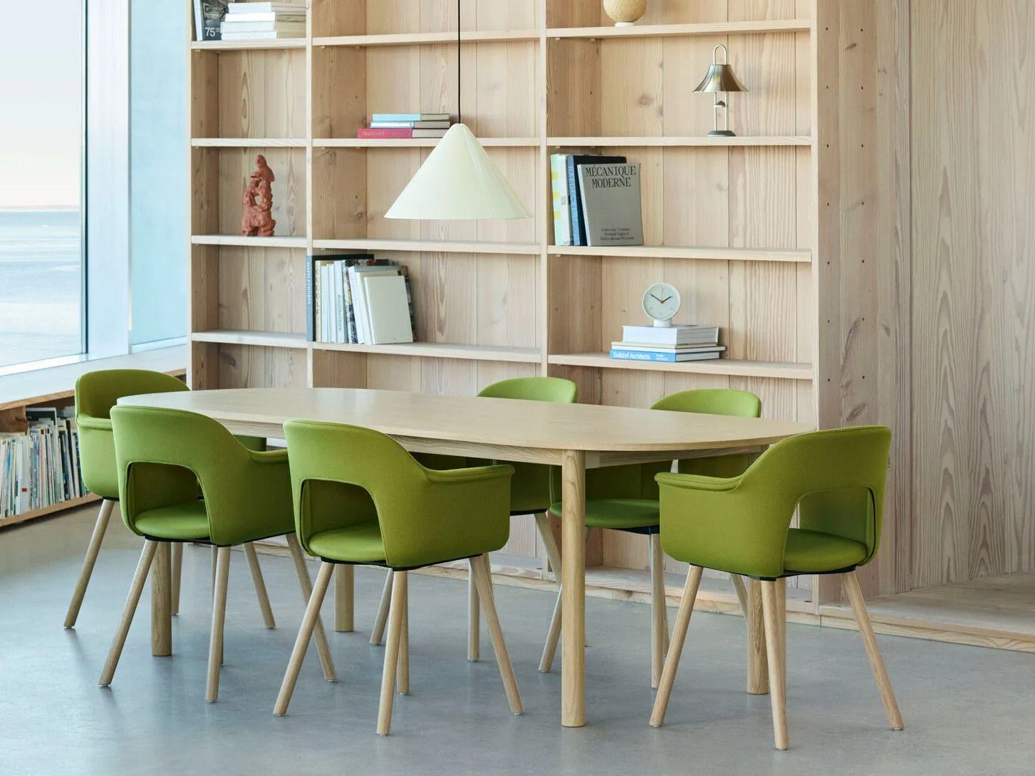 Овальный стол с алюминиевыми ножками или массивным дубом Hay пристройка ARCH-00085823 - Вид №11