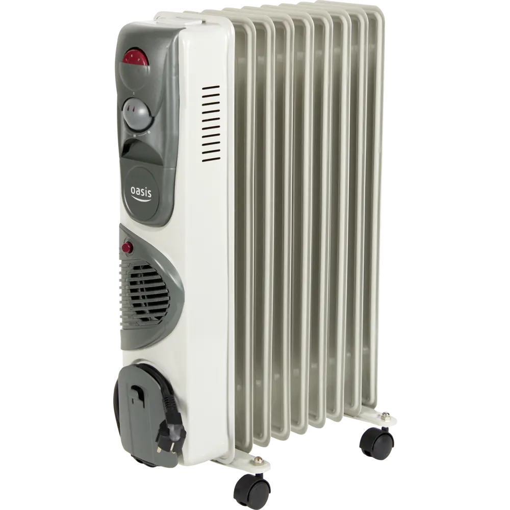 Обогреватель масляный Oasis BB-20T с механическим термостатом, 2400 Вт, 7 секций 82142114 STLM-2143553 