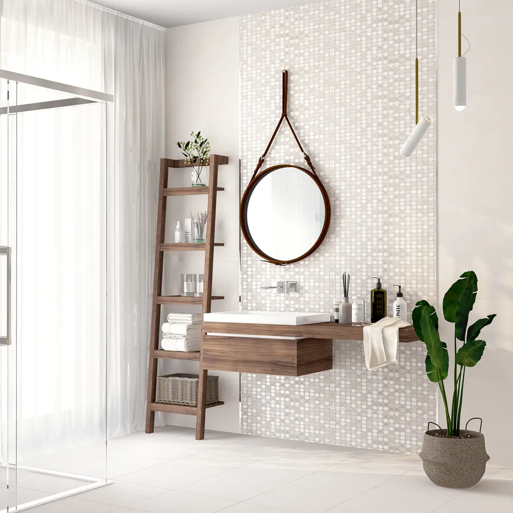Плитка напольная Malwiya Милк 42x42 см 1.23 м² цвет белый 82826328 STLM-2087787 Santreyd - Вид №3