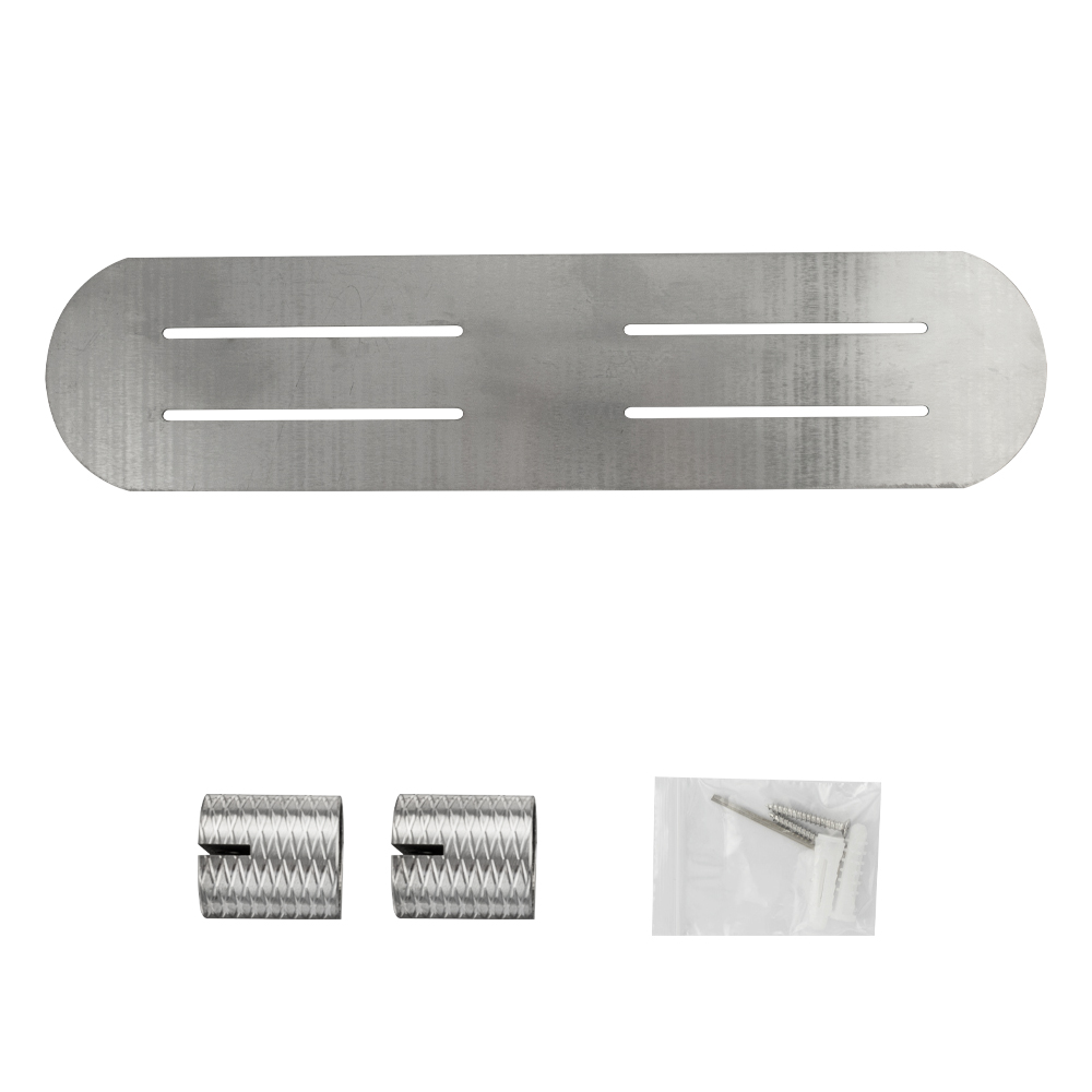 GFmark - Полка литая, из нержавеющей стали с резным креплением, код: 81006  - Вид №3